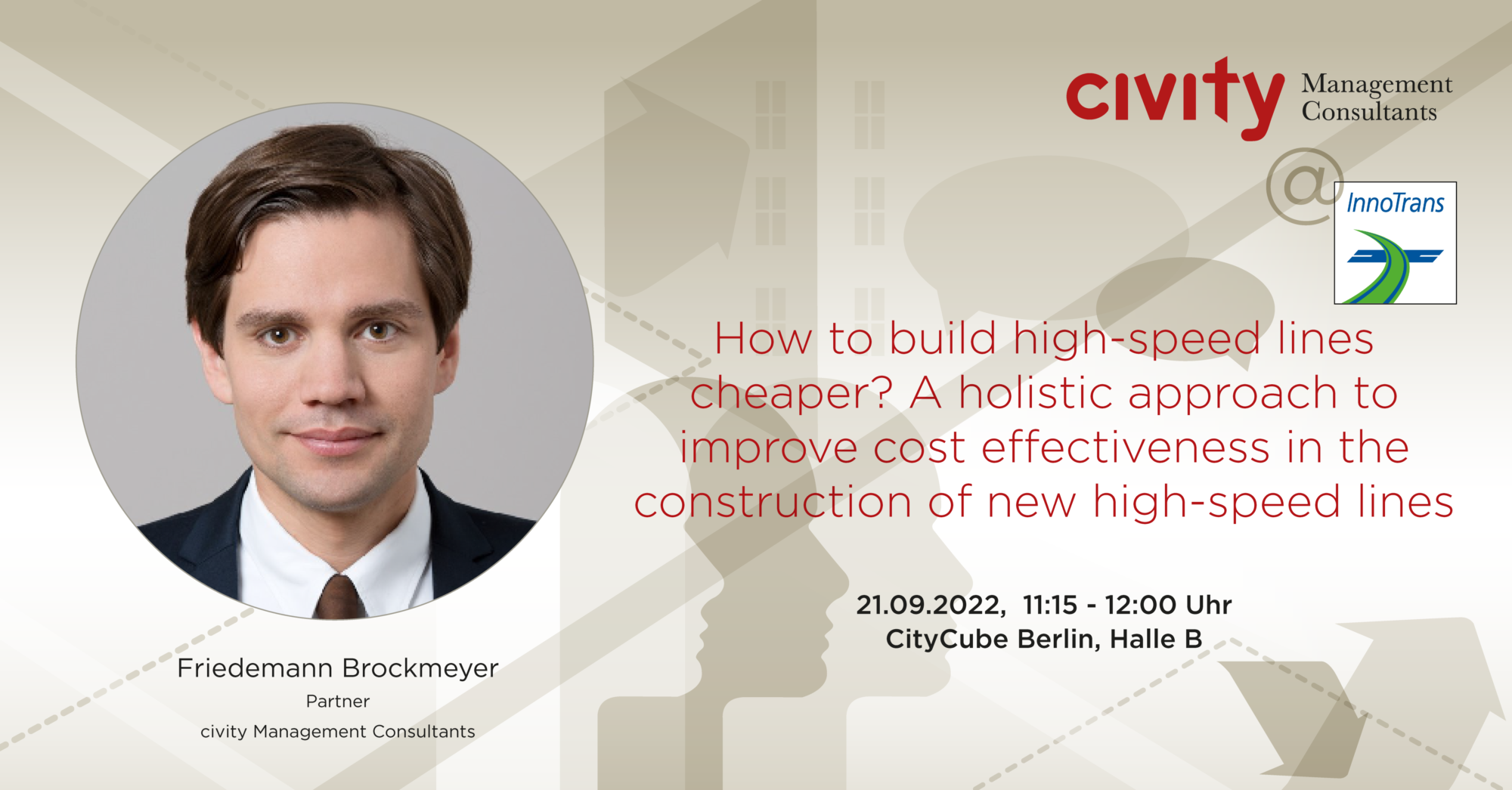 Insights into our holistic cost model for highspeed rail at InnoTrans